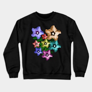 Garden hibiscus, hibiscus, bunch of flowers Crewneck Sweatshirt